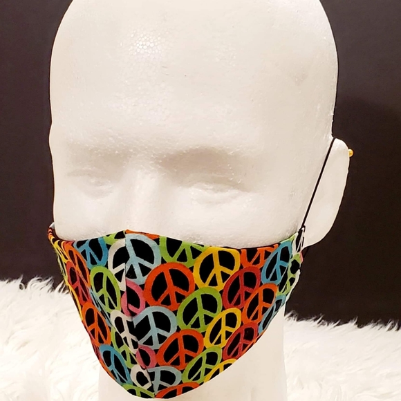 Accessories - LAST ONE 3 for $15 Rainbow Peace mask (Bundle & Save)